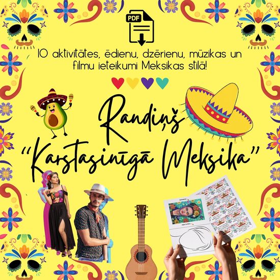 Randiņš pāriem "Karstasinīgā Meksika", digitāls PDF fails